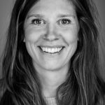 zwart wit portretfoto van Emma