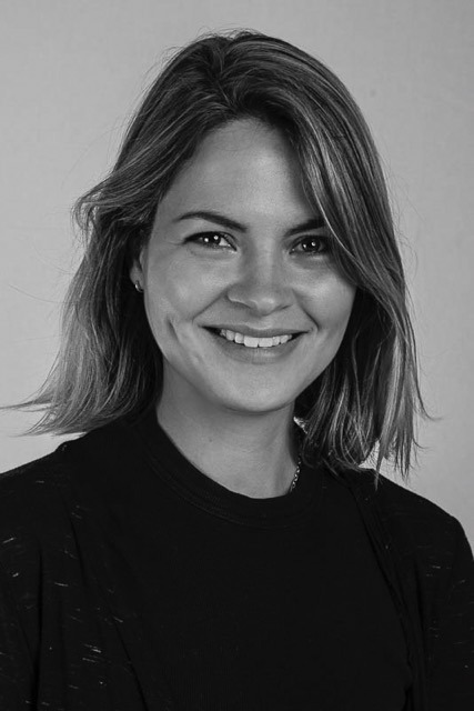 zwart wit portretfoto van Josine
