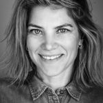 zwart wit portretfoto van tessa