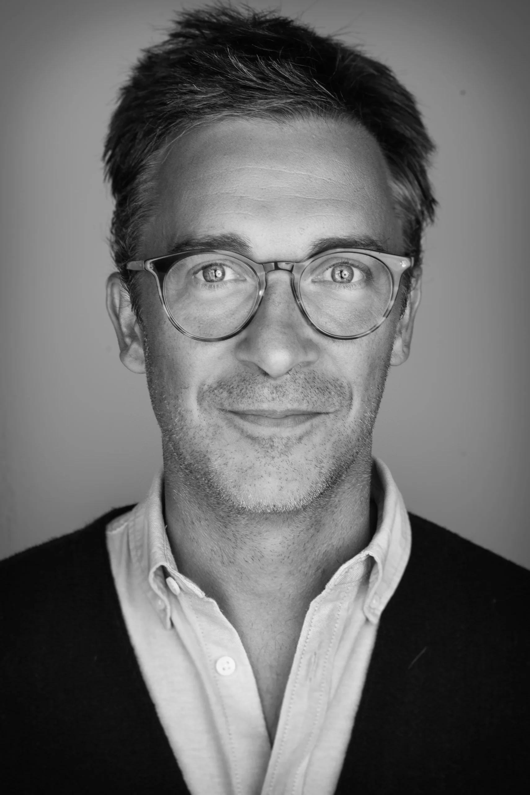 zwart wit portret foto van Eric Polak