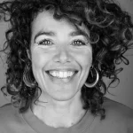 foto in zwart wit van Nina Blussé